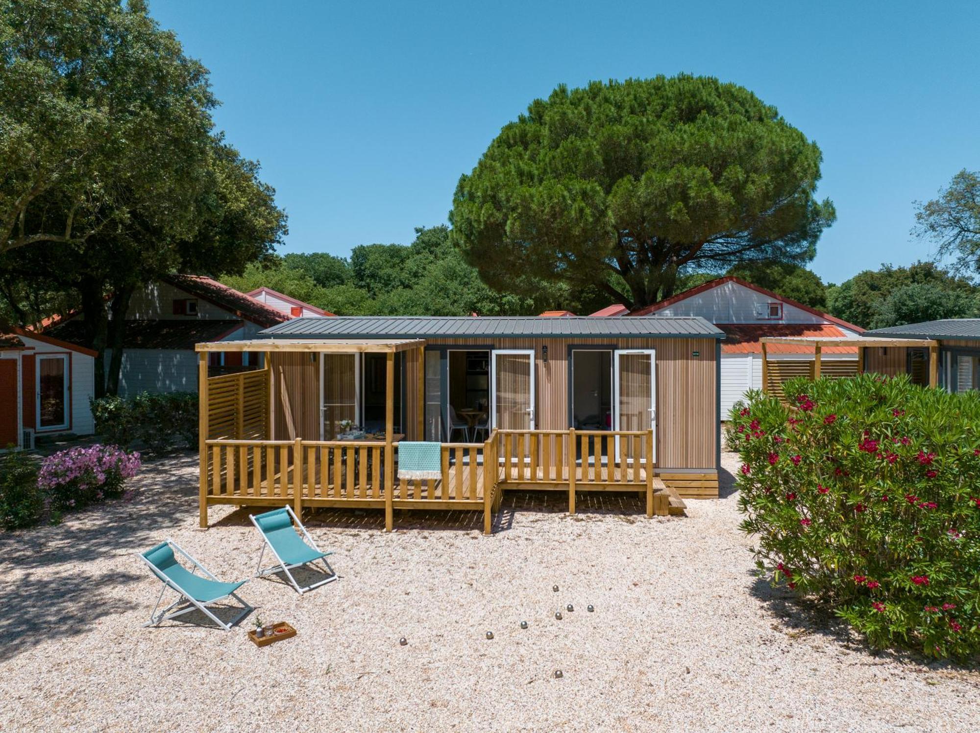 Camping Le Bois Fleuri أرجيليه- سور- مير الغرفة الصورة